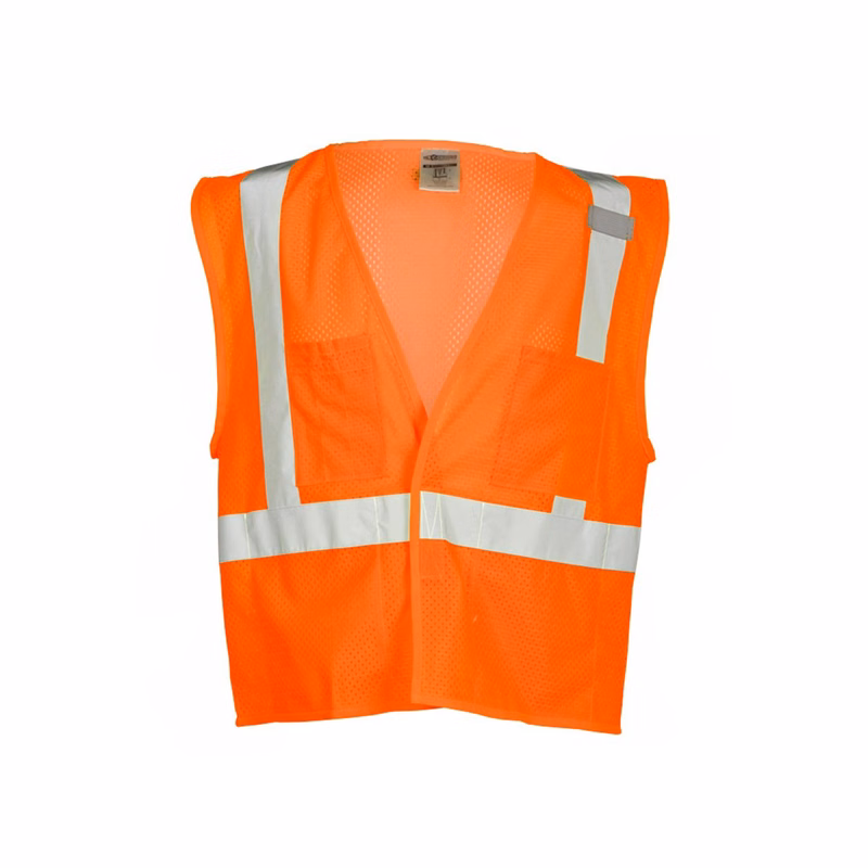 Unisex 4 Pocket Hook-and-Loop Mesh Vest - 1083-1084
