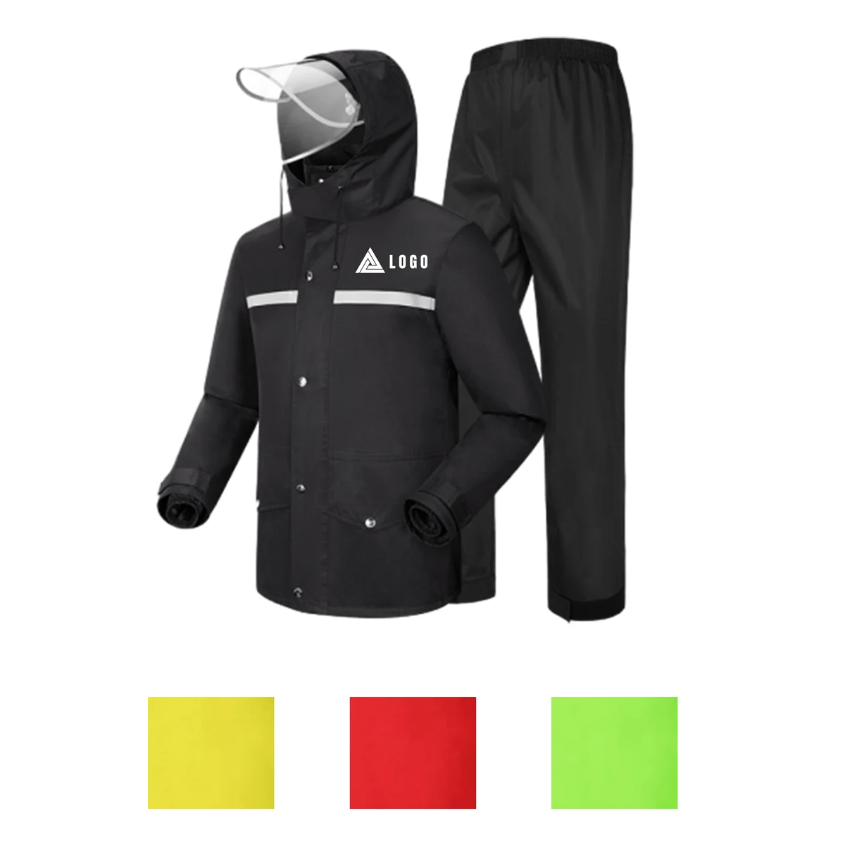Outdoor Waterproof Two-Piece Rain Suit 1