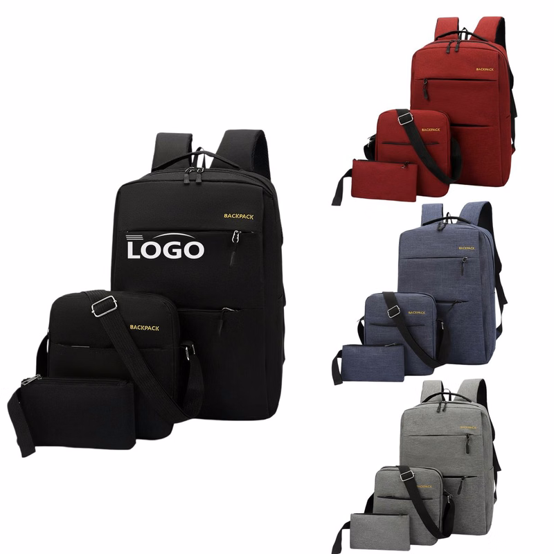 Executive Business Backpack with Crossbody Bag Set