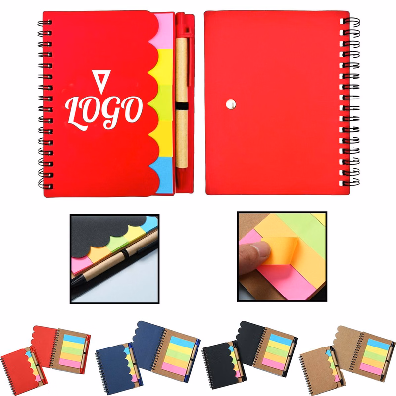 Custom Sticky Note Notebook Set MOQ 20