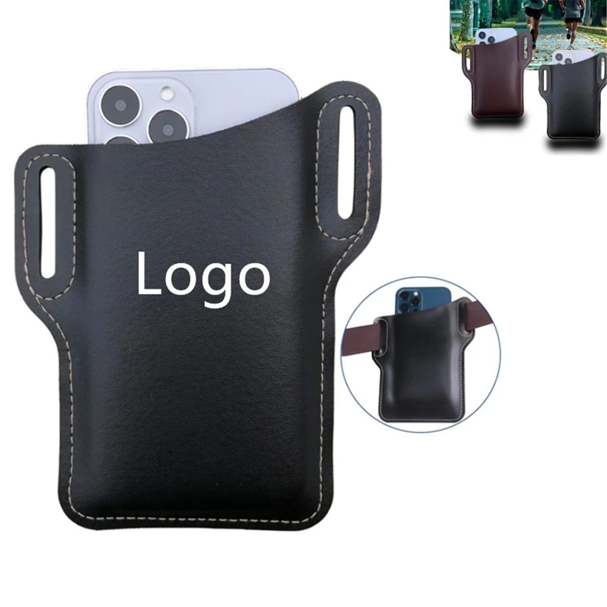 Pu Phone Holster Waist Bag 1