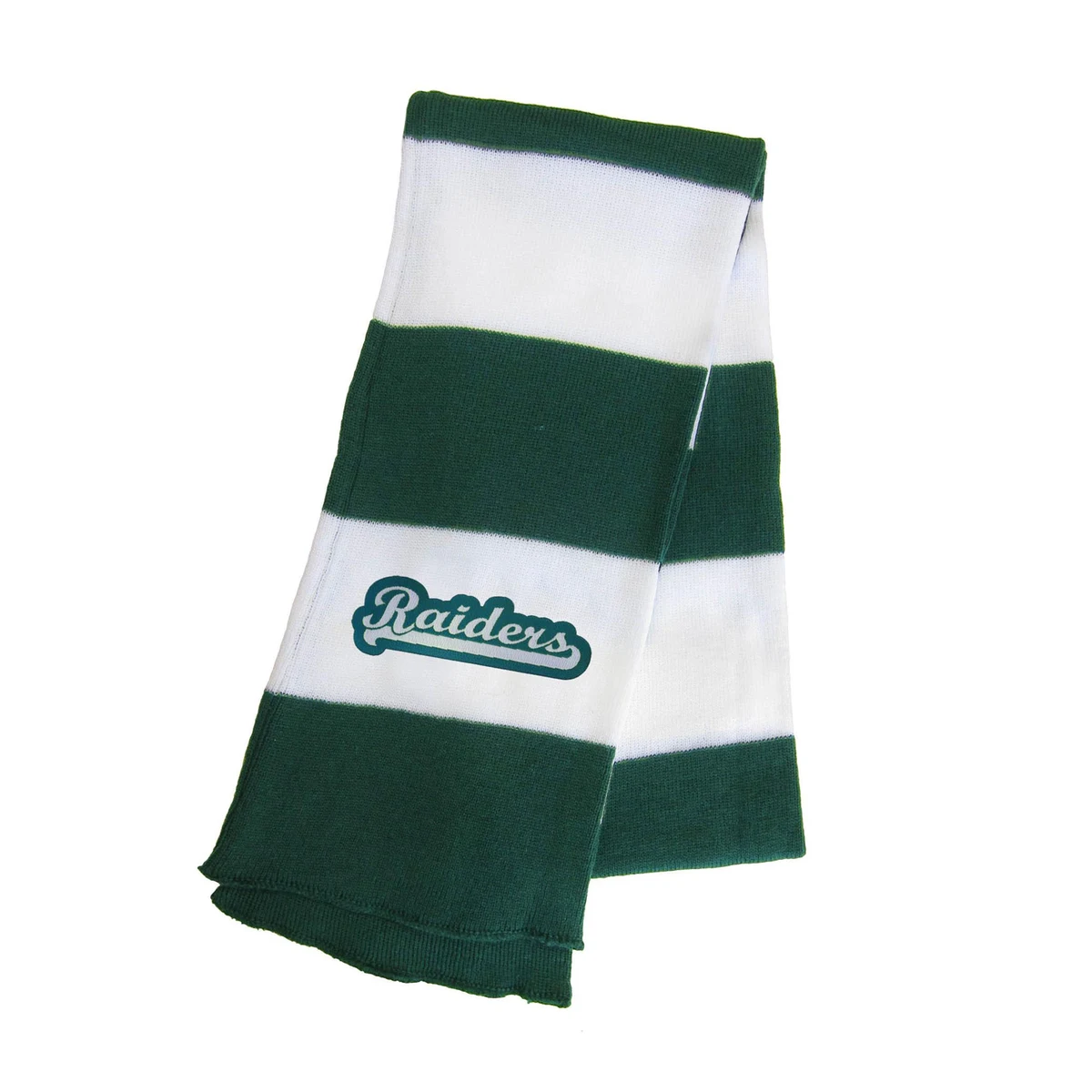 Rugby Knit Scarf w/ Woven Patch 1