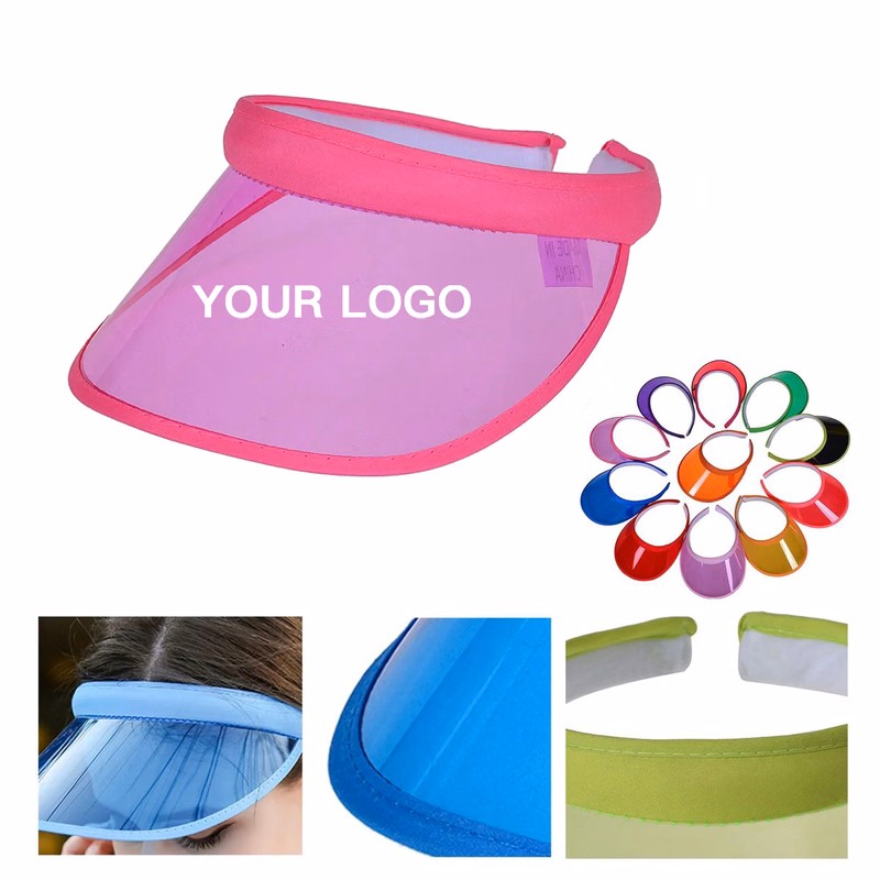 PVC Transparent Sun Visor For Outdoor Activities