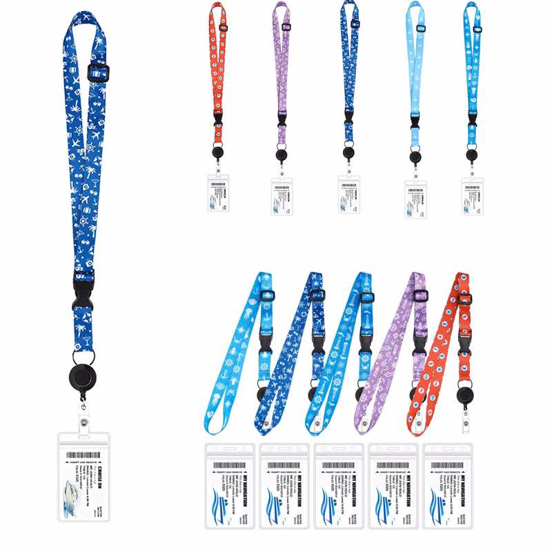 Essential Waterproof Lanyard for ID Badge with Retractable Reel