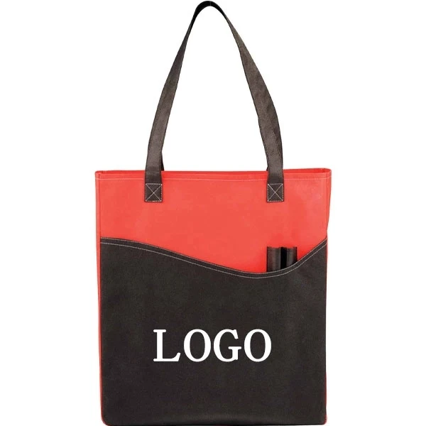 Pocket Non-Woven Convention Tote 1