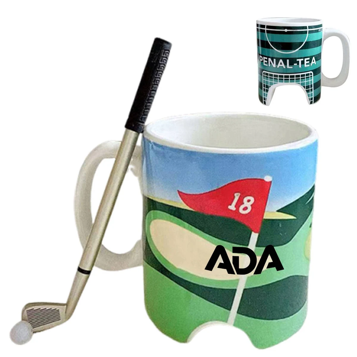 13oz Heat-Resistant Ceramic Golf Mug 1