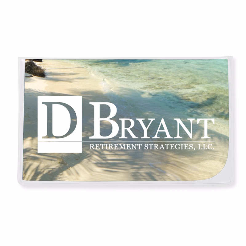 Premium 7" x 7" Full Color Microfiber Cloth in Clear Vinyl Pouch