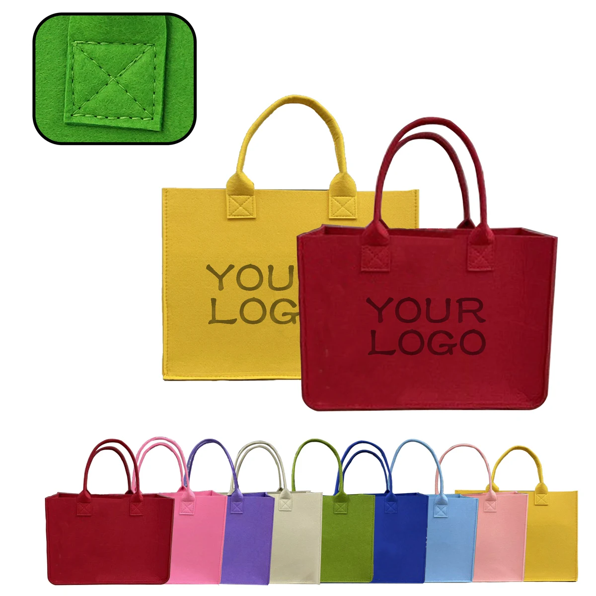 MOQ 20 PCS Logo Tote Bag, custom tote bag with logo imprint 1
