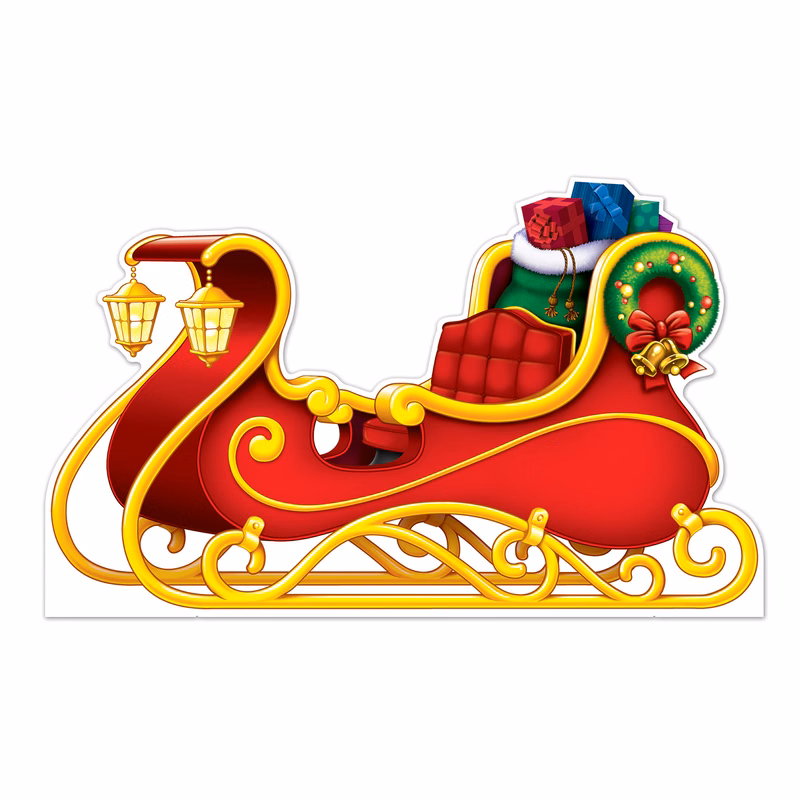 Santa's Sleigh Stand-Up