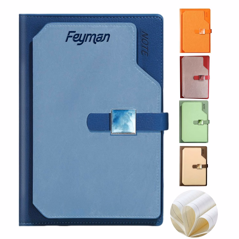 A5 Thick Notebook w/ Buckle Closure