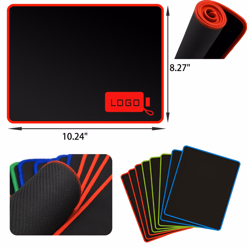 MOQ 50 PCS Stable Non Slip Rubber Mouse Pad