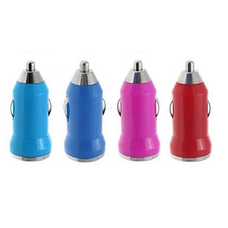 USB Car Charger/ Mini Auto Adapter (2 1/4"x1") 1