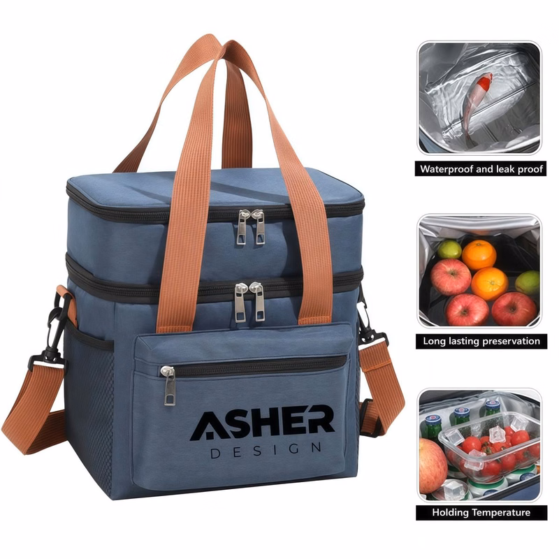 Bulk Large Capacity Waterproof Food Storage Shoulder Bag