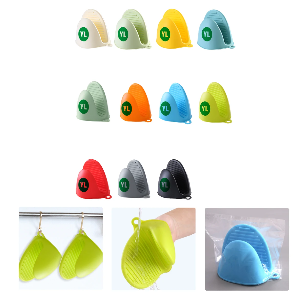 MOQ50 Personalized Heat-Resistant Silicone Pad Glove 1