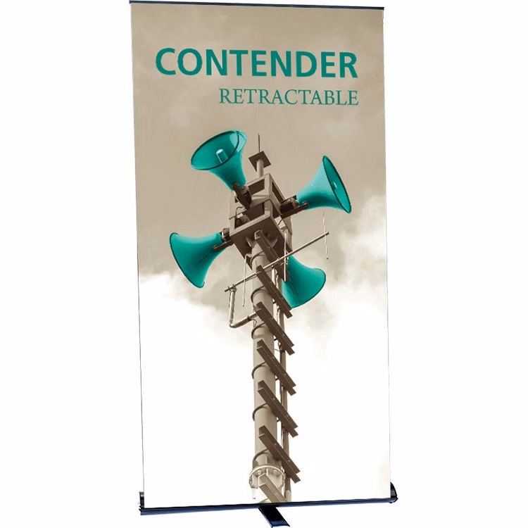 Contender Monster Black Retractable Banner Stand