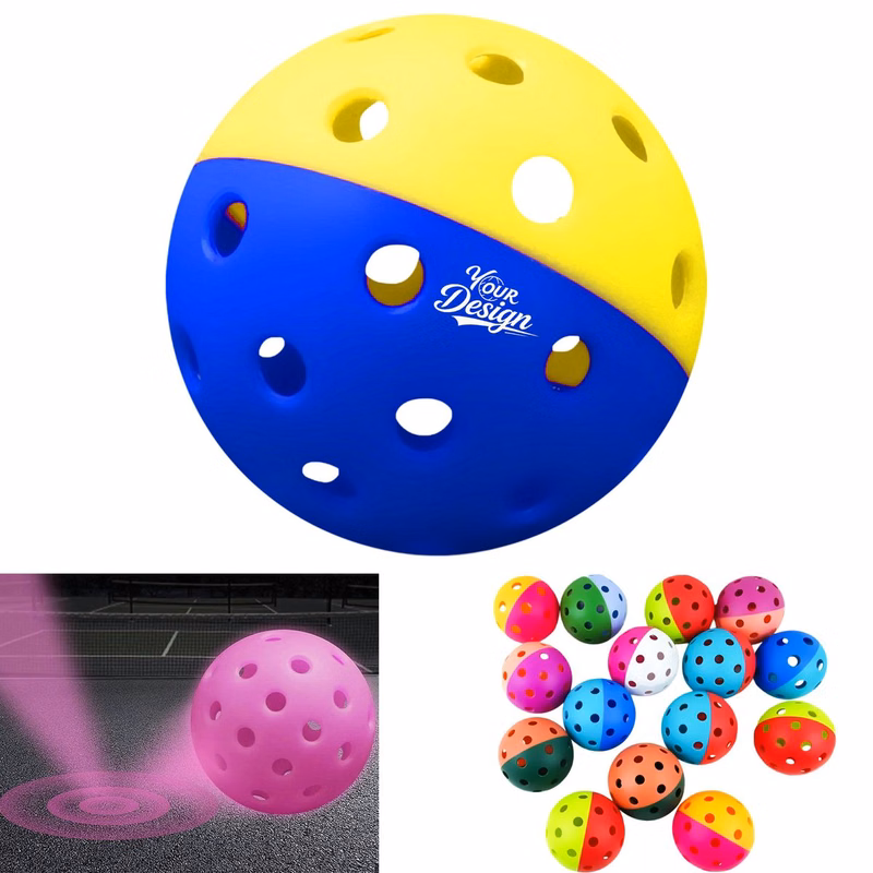 High-Visibility Two-Tone 40-Hole Pickleball