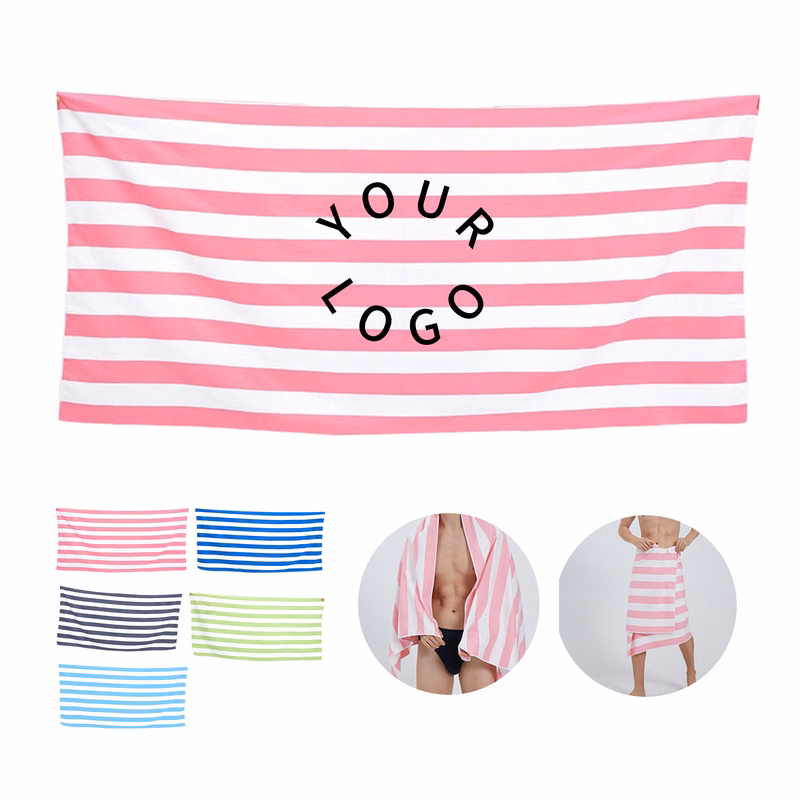 Polyester Microfiber Beach Towel 60 x 30" With Full Color Printing