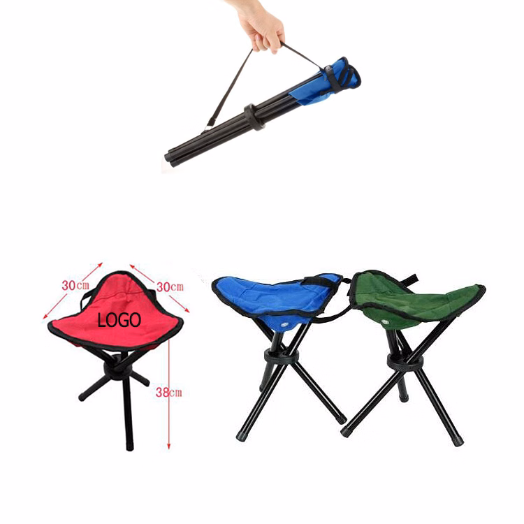 Portable Folding Chair with 3 Legs Stool