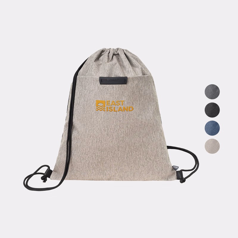 RejuVe® X-PAK Recycled Heather Drawstring Bag