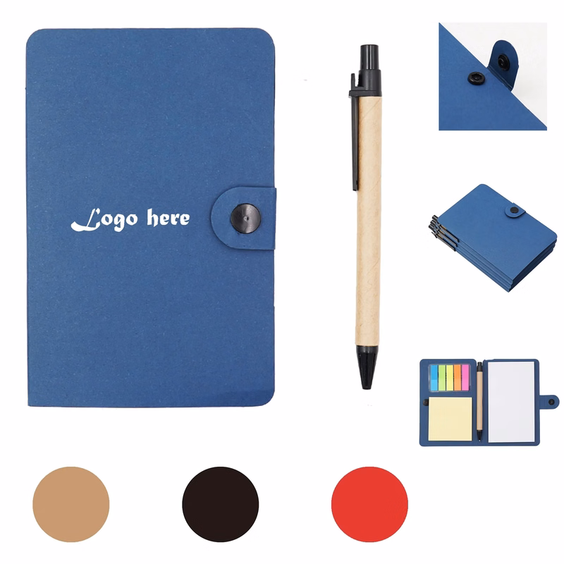 Custom Sticky Note With Pen 100pcs