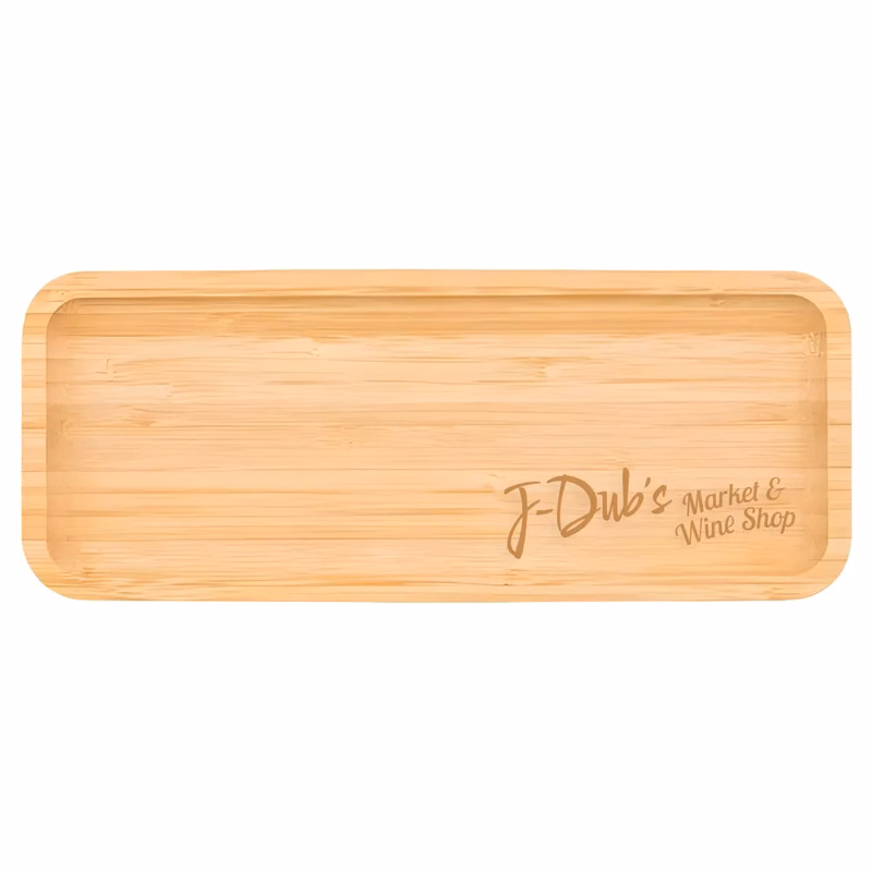 Rectangular Bamboo Serving Tray