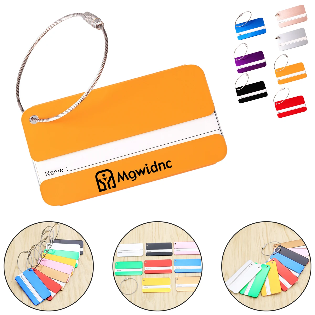 Aluminum Luggage Tag - Portable 1
