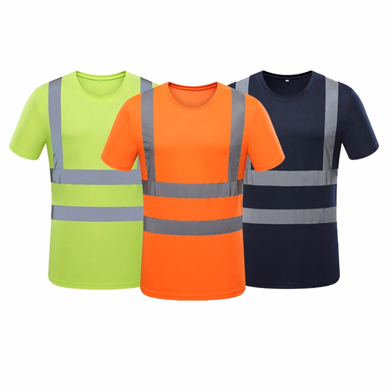 High Visibility Reflective Construction Safety T Shirt