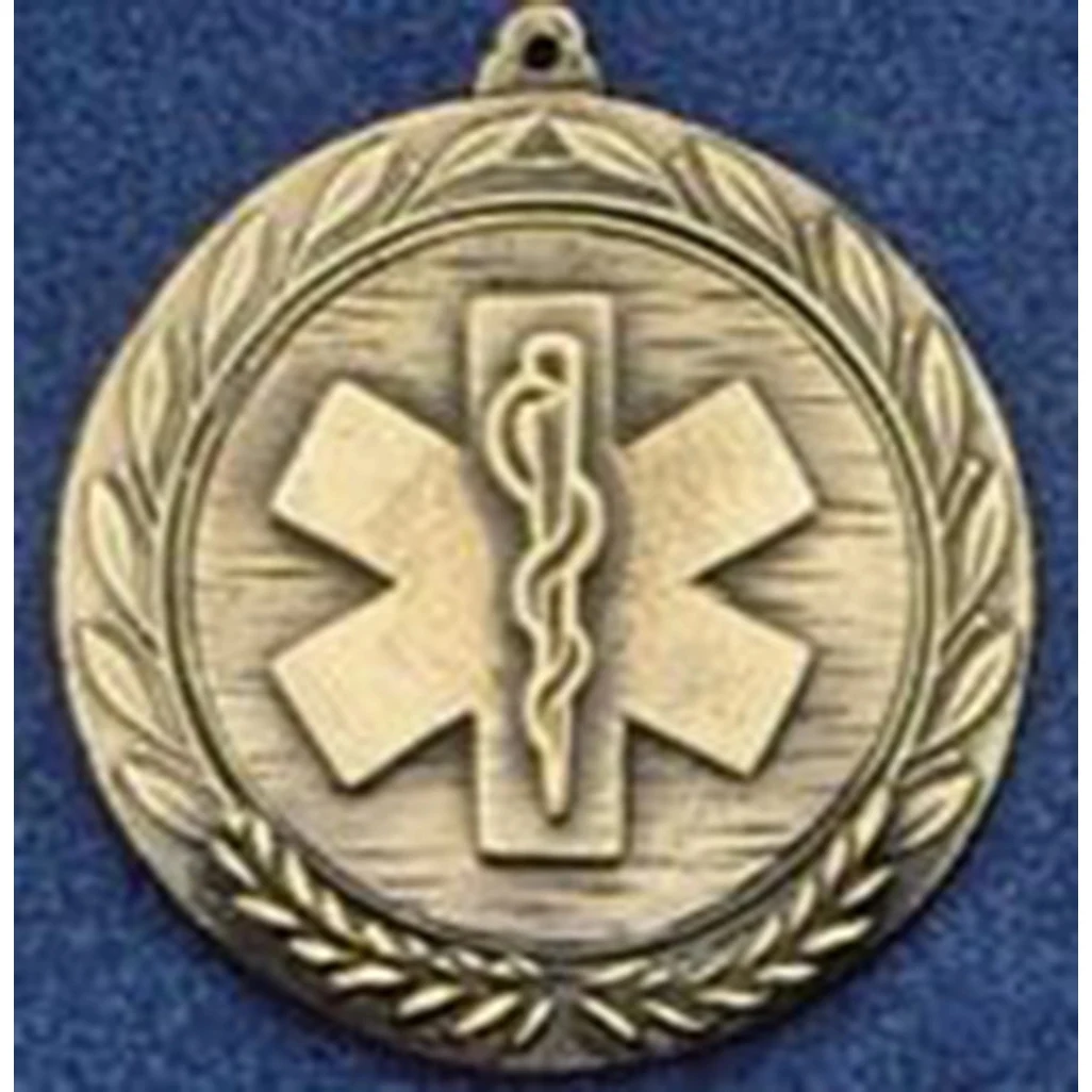 2.5" Stock Cast Medallion (Star of Life) 1