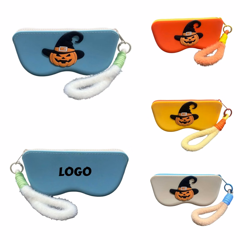Halloween Eyewear Case Silicone Pouch