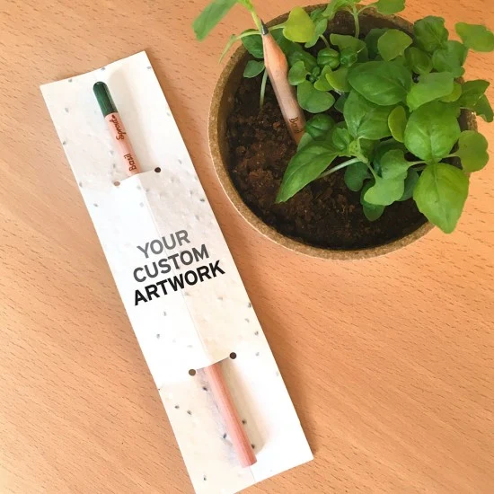 Sprout Pencil With Single-Sided Basil Seed Paper 1