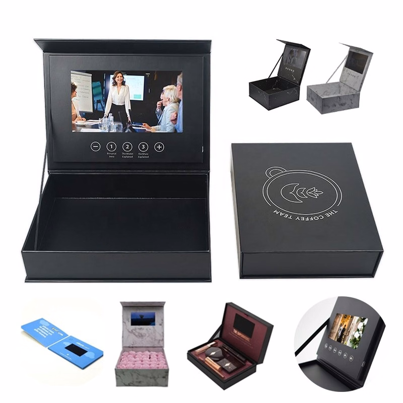 Customized 5.0" Hd Screen Video Playing Gift Box
