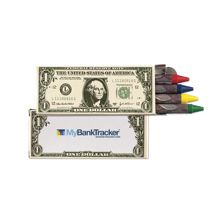 4 Pack Money Crayons 1