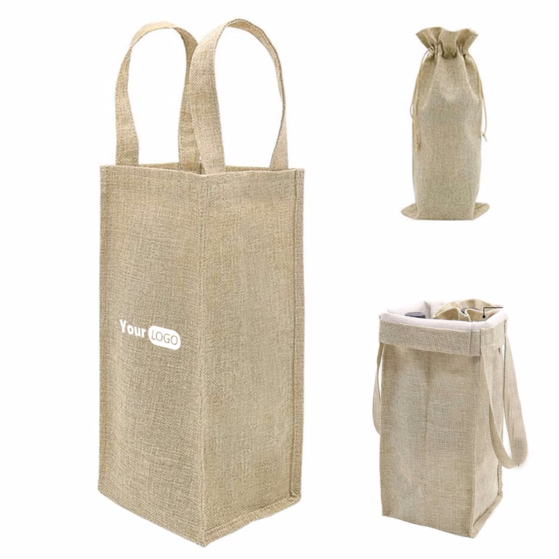Jute Gift Wine Bag