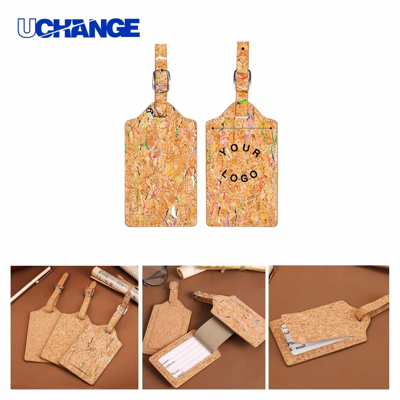 Cork Luggage Identification Tag
