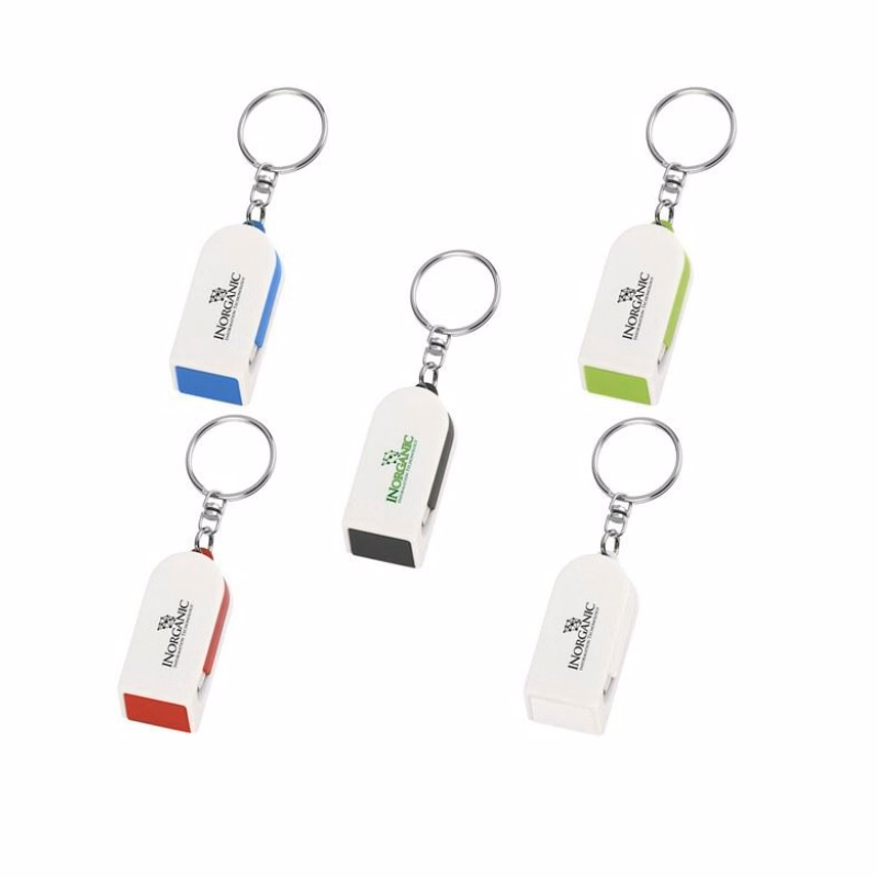 Phone Stand Cleaner Combo Keychain