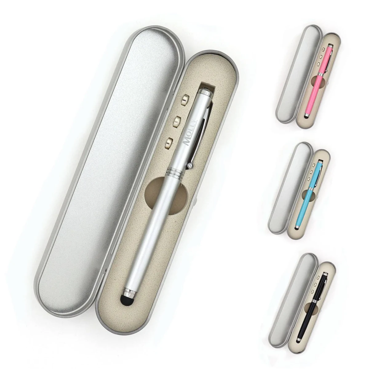4-In-1 Metal Multifunction Pen w/ Case 1