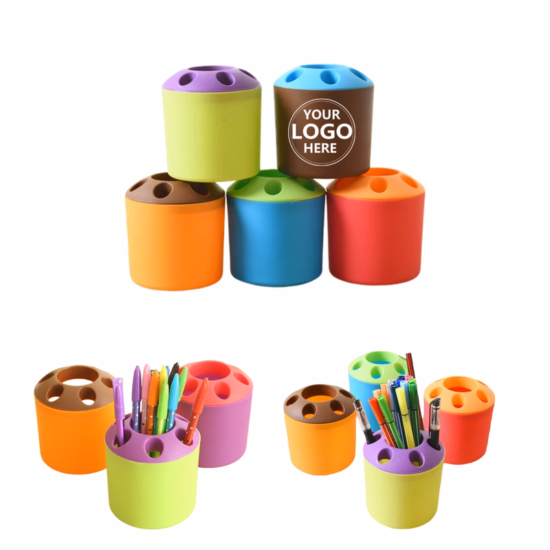 Plastic Toothbrush Holder Pen Container