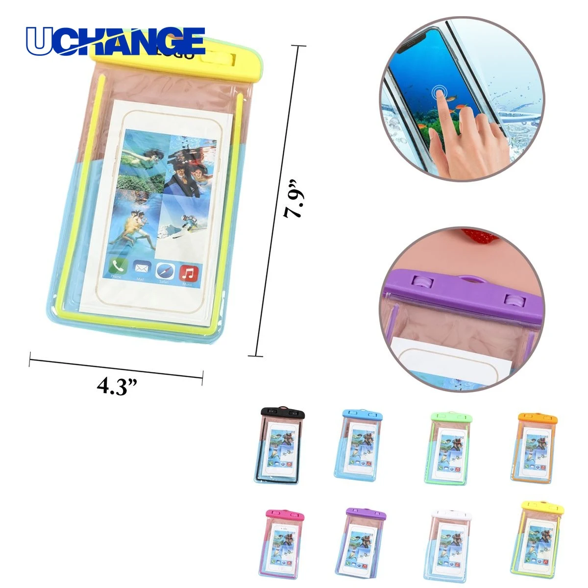 Glowing Waterproof Phone Case for Outdoor Use 1