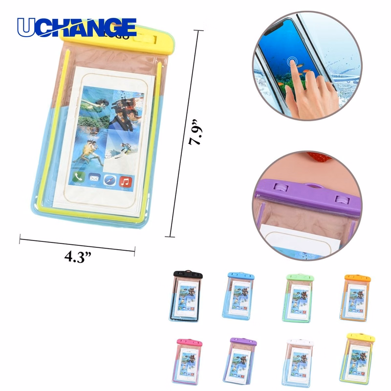 Glowing Waterproof Phone Case for Outdoor Use
