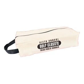 10 Oz. Natural Canvas Shoe Tote Bag 1