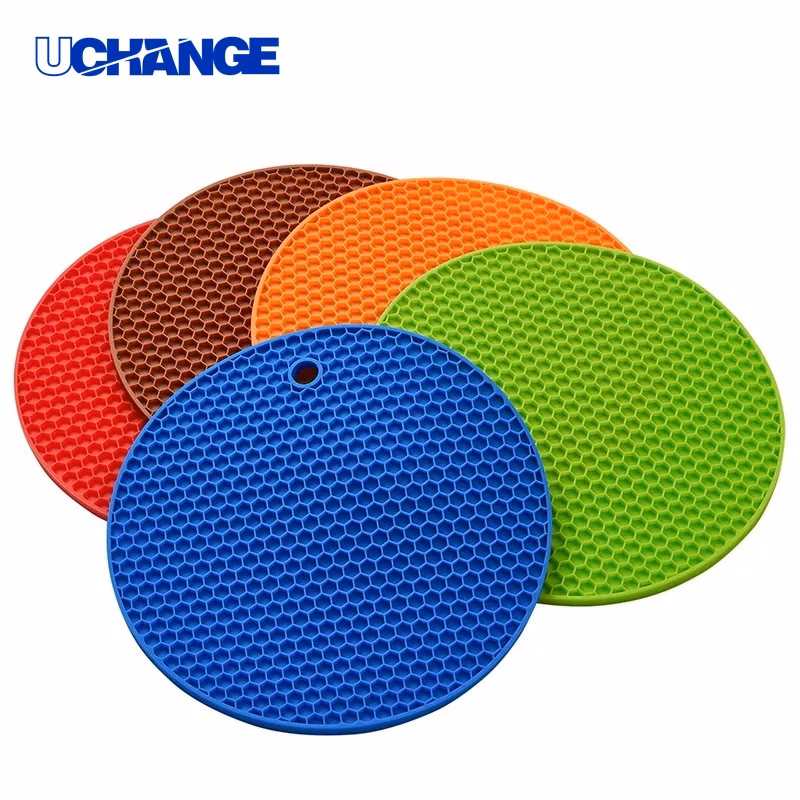 Honeycomb Silicone Insulation Pad Mat for Kitchen Use