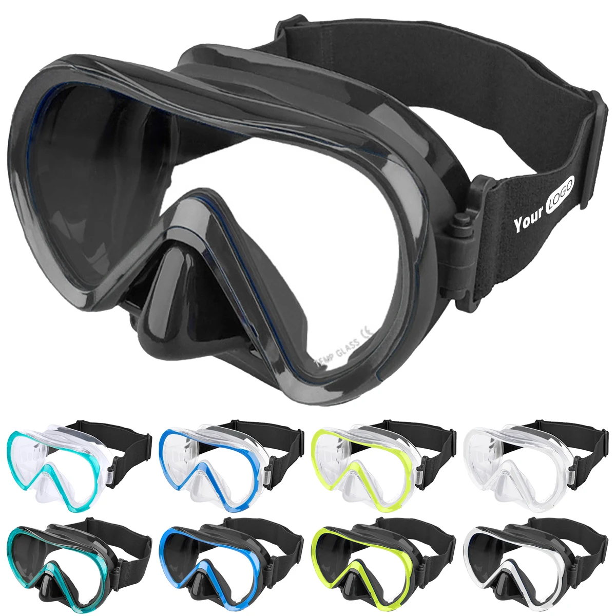 Polycarbonate Large Field Diving Goggles 1