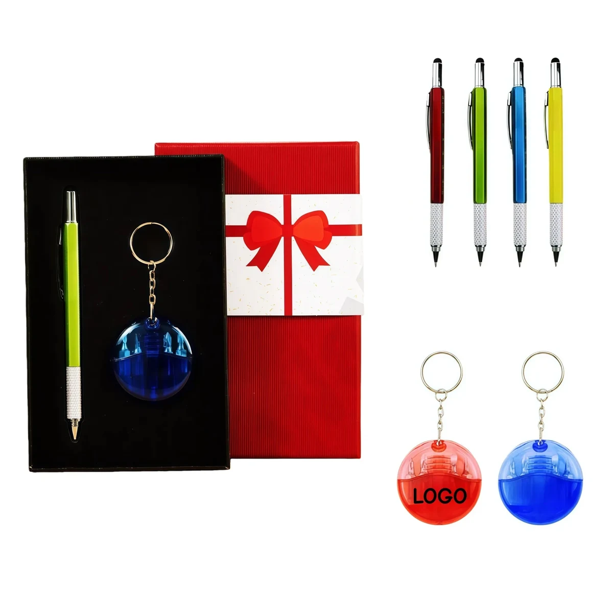 Custom Logo Gift Set Pen Screwdriver Keychain Tool 1