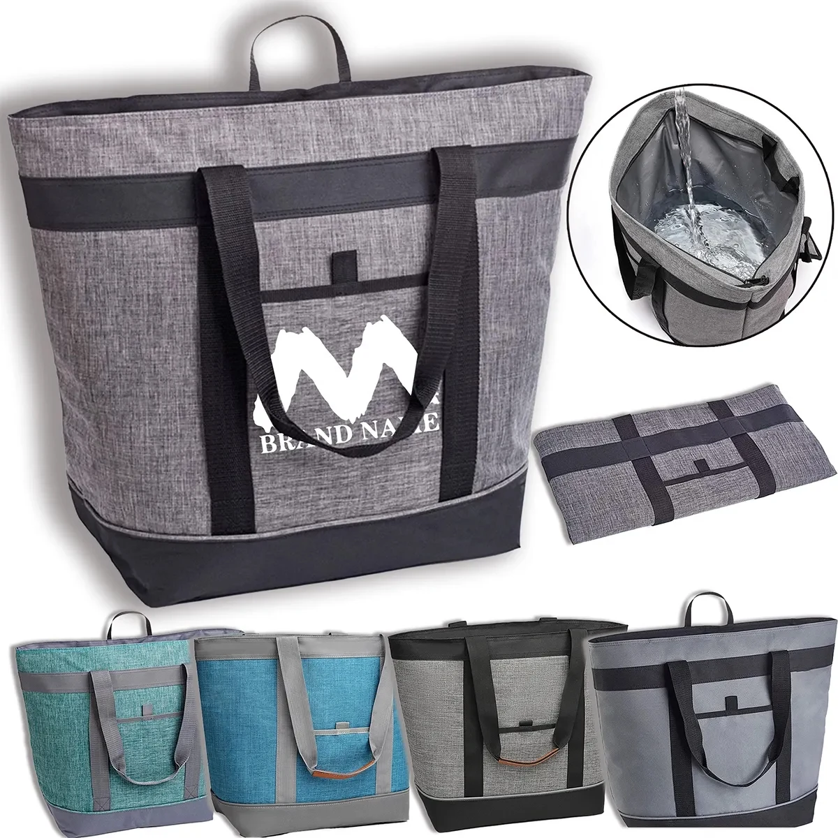 Large Folding Waterproof Insulated Camping Picnic Bag 1