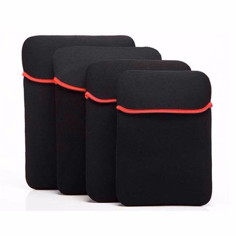Reversible Black Custom Logo Neoprene 15 Inch Laptop Sleeve