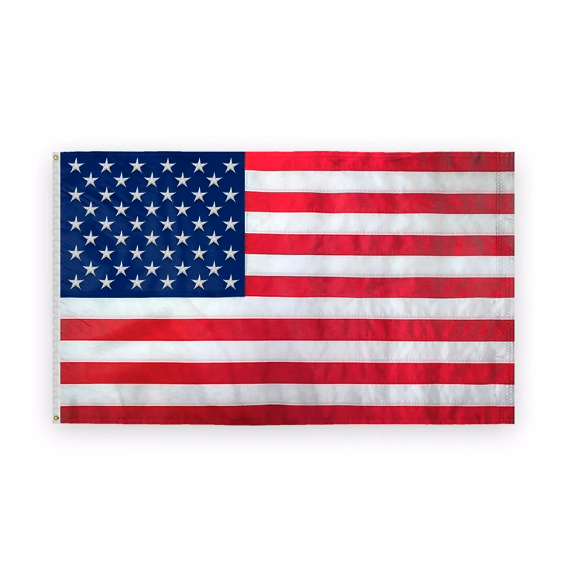 USA Embroidered Flag 6' x 10'
