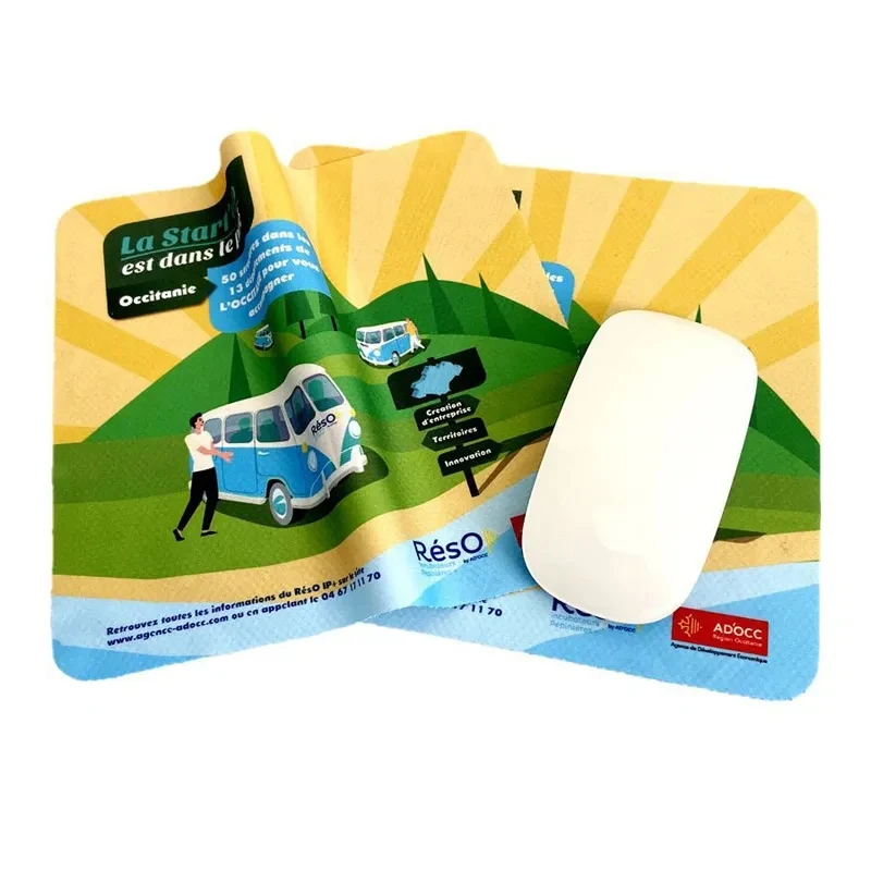 Microfiber Mouse Pad and Cleaning Cloth Combo 1