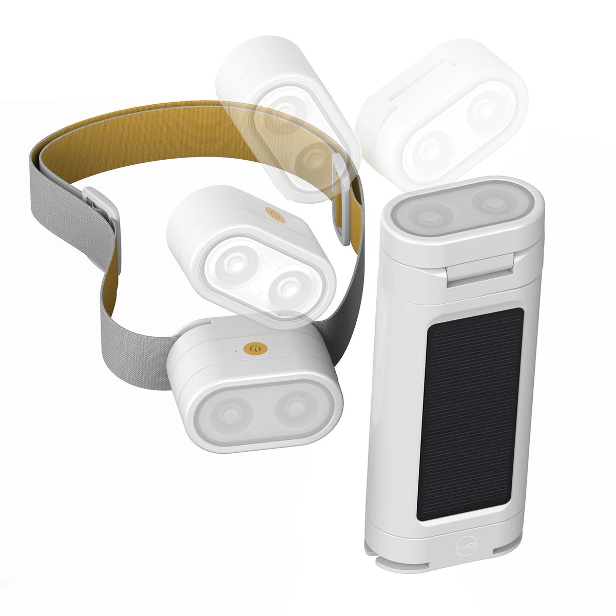 Luci Beam 2-in-1 Solar Headlamp and Flashlight 1