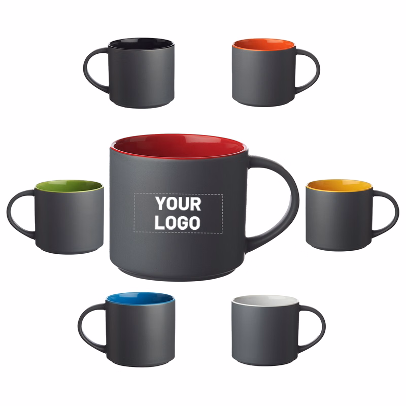 Stackable Matte Finish Ceramic Mug, 16 oz.