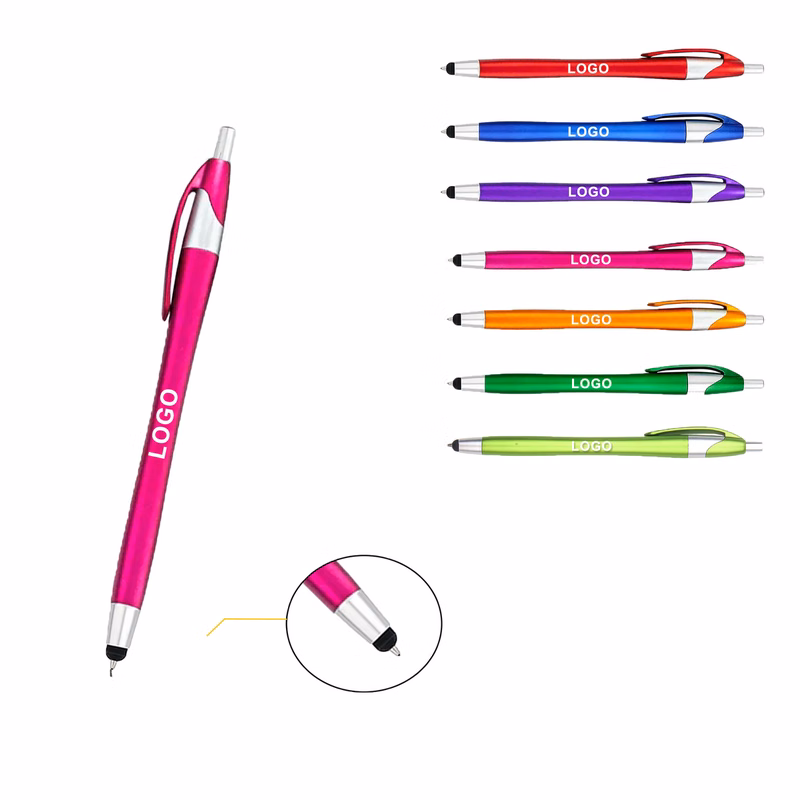 Tactile Click Style Metal Writing Stylus Pen